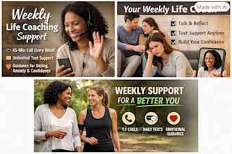 life coaching with call and text support