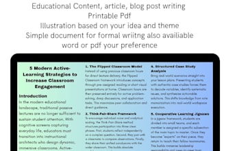 write educational content, blog posts, and