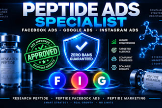 be your peptide ads specialist run peptide facebook ads google ads campaign