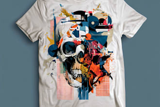 design a creative typography and graphic t shirt design