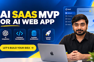 build an ai saas mvp or ai web app