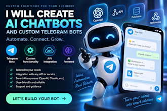 create custom chatbot, telegram bot