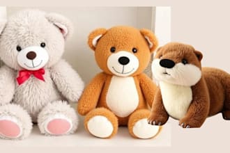 create soft handmade custom toy stuffed kawaii plushie crochet teddy bear