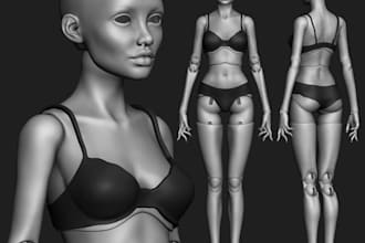 fidget toys,stl,3mf,bjd doll,sculpting from photo,figure,keyjoints,flexi 3dprint