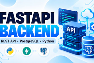build a fastapi rest API backend with python