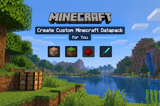 create custom minecraft datapack for you