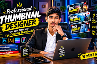 design professional youtube thumbnails in canva