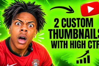 create eye catchy youtube thumbnails