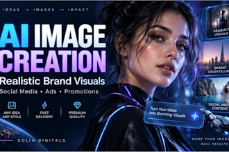 create realistic ai images and content for your brand