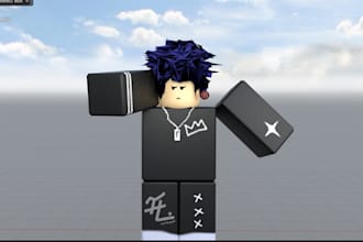 create lowpoly character for game