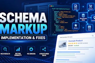 add schema markup and structured data to your website