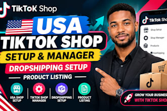 setup tiktok shop, tiktok shop manager, US tiktok shop dropshipping