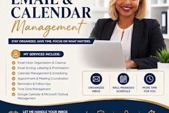 professionally manage your emails and calendar