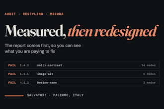 redesign your website or shopify store starting from what is broken