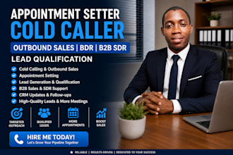 b2b sdr sales representative cold email outreach linkedin leads outbound sales