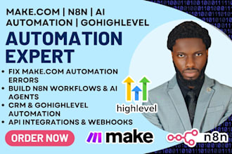 fix, setup make com automation n8n ai automation make com automation gohighlevel