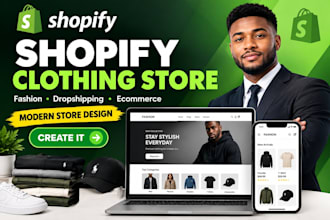 design shopify clothing and fashion store