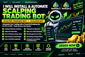 install and automate scalping trading bot, scalper trading bot, scalper bot