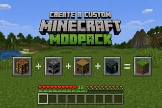create custom minecraft modpack for you