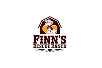 design rescue ranch texas dog rescue logo