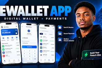 develop ewallet app digital wallet and payment app for android and ios