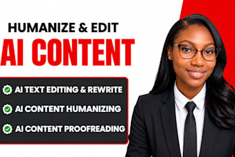 humanize ai essay, article and content, rewrite and humanize ai book content