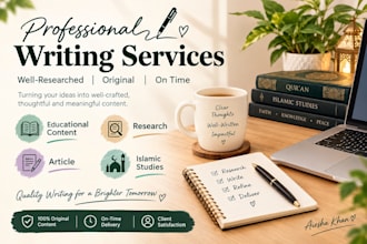 write clear and informative articles and blog posts