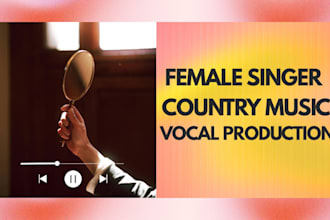 be your female singer, country music, country pop with songwriter