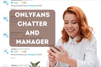promote your onlyfans, fanvue and fansly as a professional chatter