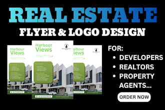 design a professional real estate flyer for your property