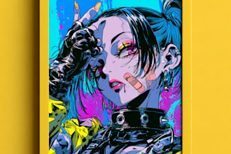 anime illustration, manga, anime art