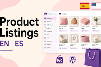add products and complete woocommerce listings for your shop