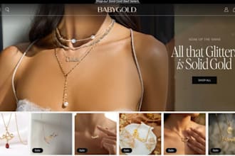 design shopify jewelry store, jewelry shopify store, shopify dropshipping store