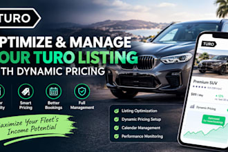 optimize and manage your turo listing with dynamic pricing