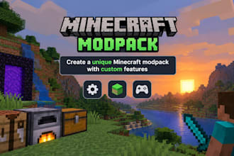 create a unique minecraft modpack with custom features