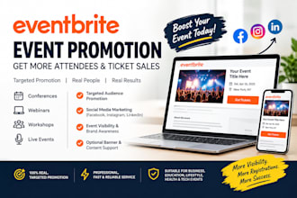fast promote your eventbrite, event to a targeted local audience, geo promotion