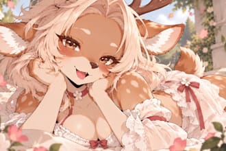 draw furry art, fursona and anthro characters sfw