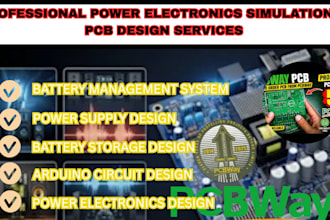 do power electronics circuit simulation and pcb design