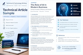 write technical and technology articles