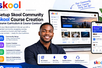 skool community setup skool community skool credit repair skool course creation