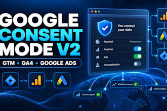 setup consent mode v2, custom cookie consent banner, cookie banner, cookiebot