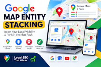 do google map stacking for local SEO 3 pack map ranking