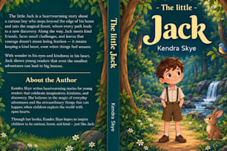 design children book cover and KDP cover for kids books