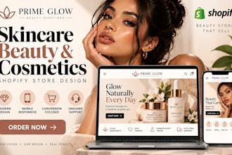 design skincare website beauty website cosmetics website skincare shopify store