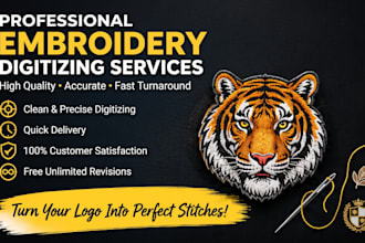 do custom embroidery digitizing logo to dst pes emb