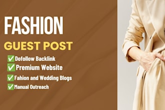 publish article on fashion blog via wedding guest post and fashion backlink
