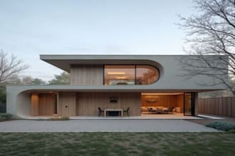 design a professional architecture portfolio, CV or presentation