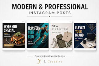 design modern and professional posts
