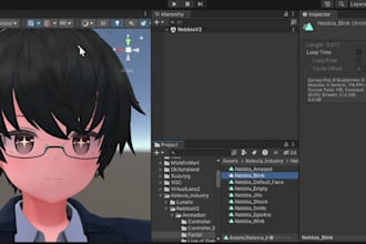 model rig design fix vtuber vroid mmd character with 52 arkit