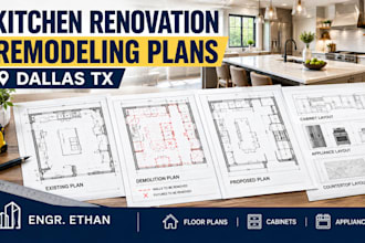 design kitchen renovation plans and remodeling drawings in dallas tx